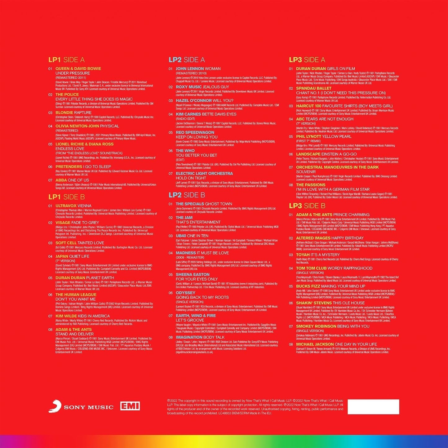 NOW Yearbook '81 Triple Abum