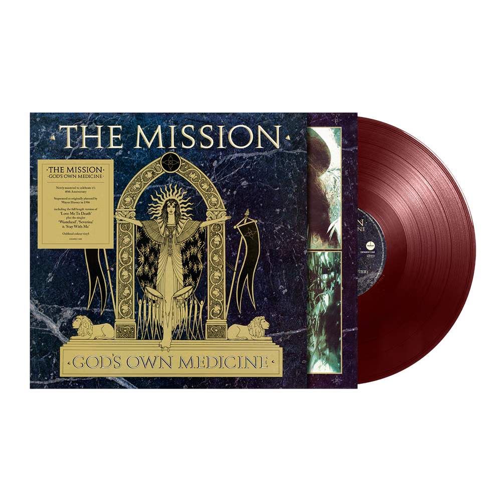 The Mission. God's Own Medicine ( Oxblood Red Vinyl ) Release Date 30th October