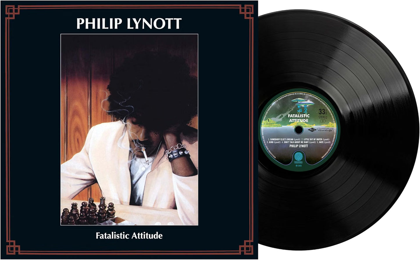 Phil Lynott. Fatalistic Attitude. Release Date 30th October