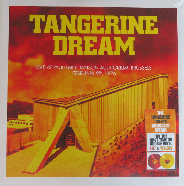 Tangerine Dream. Live At Paul-Emile Janson Auditorium, Brussels February 9th, 1976 ( Double Red & Yellow Vinyl )
