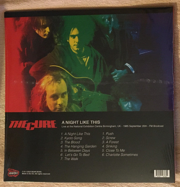 The Cure. A Night Like This: Live At The National Exhibition Centre Birmingham UK 1985 September 20th
