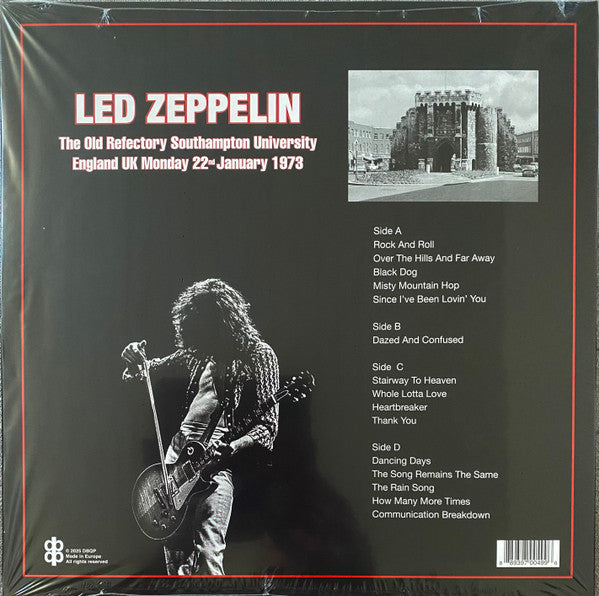 Led Zeppelin. Live Southampton University 22nd January 1973 ( Double Album )