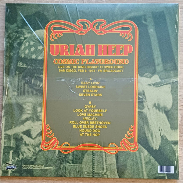 Uriah Heep. Cosmic Playground: Live On The King Biscuit Flower Hour, San Diego, Feb 8, 1974