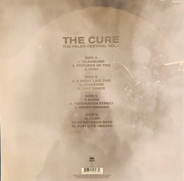 The Cure. The Paleo Festival Vol. 1 ( Double Album ) - Ad-Astra Records