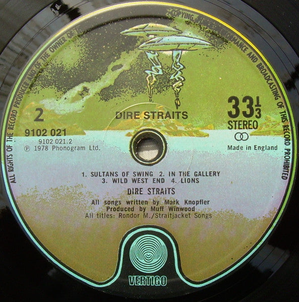 Dire Straits. Dire Straits VG+VG - Ad-Astra Records