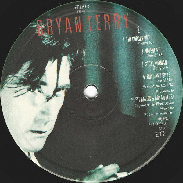 Bryan Ferry. Boys And Girls VG+VG