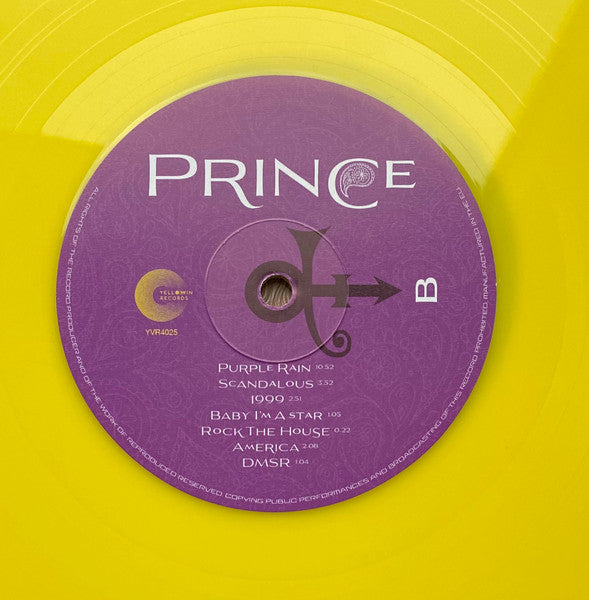 Prince. Rock Over Germany Festival' Luneberg, Germany 3rd September 1993. ( Yellow Vinyl ) - Ad-Astra Records