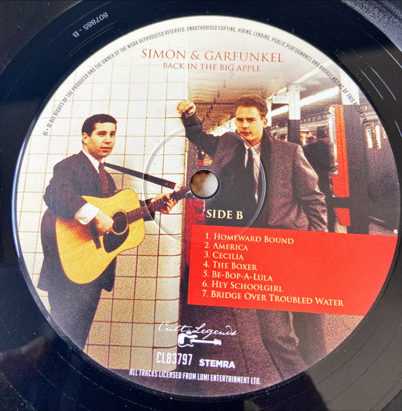 Simon & Garfunkel. Back In The Big Apple - Ad-Astra Records