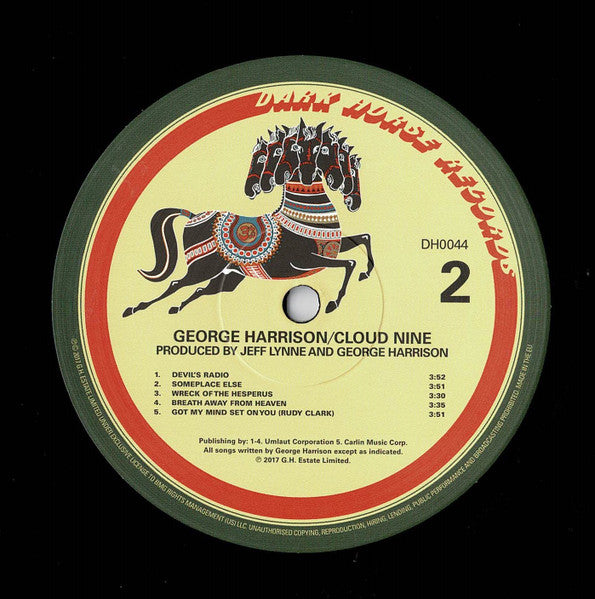 George Harrison. Cloud Nine VG+VG+