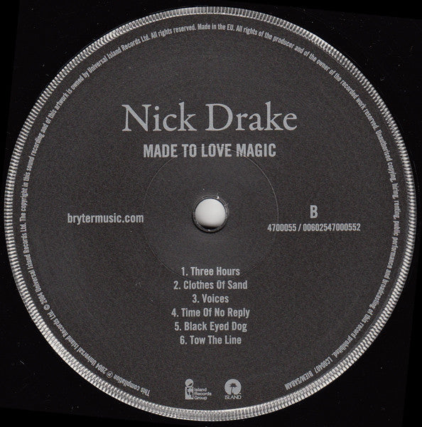 Nick Drake. Made To Love Magic ( Re Issue 180g )