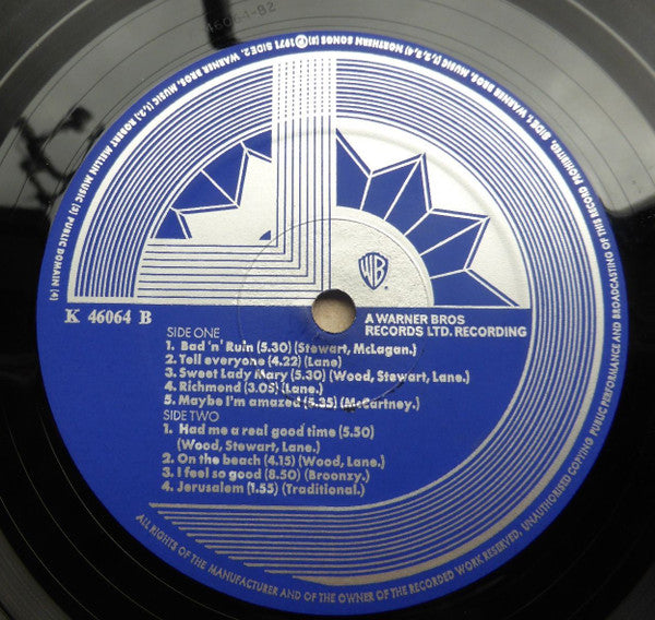 Faces. Long Player ( Re Issue ) VG+VG