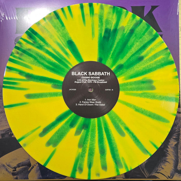 Black Sabbath. Casino Boogie Live At The Montreux Casino, August 31st, 1970 ( "Limited Splatter Vinyl Edition of 300" )