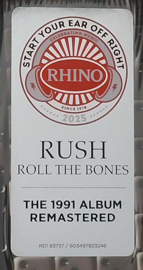 Rush. Roll The Bones ( Reissue, Remastered, Stereo Syeor ) U.S.A. & Canada
