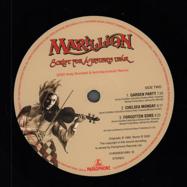Marillion. Script for a Jester's Tear (2020 Stereo Remix)