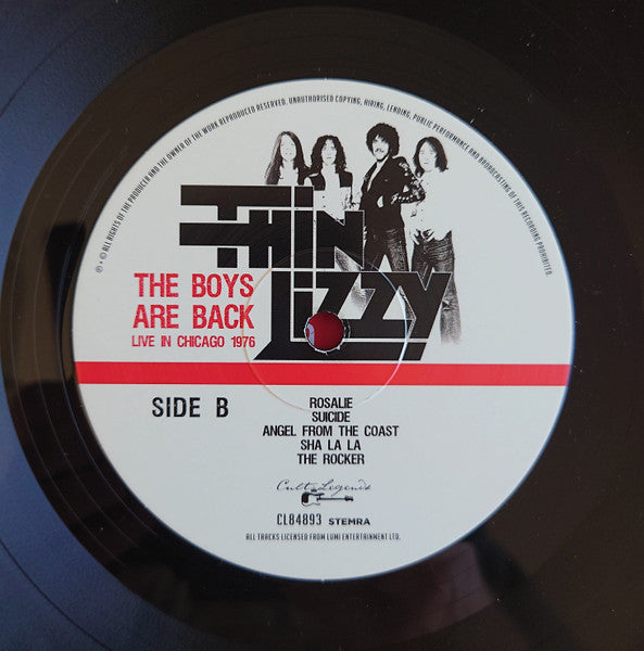 Thin Lizzy. The Boys Are Back (Live In Chicago 1976) Release Date 24th July