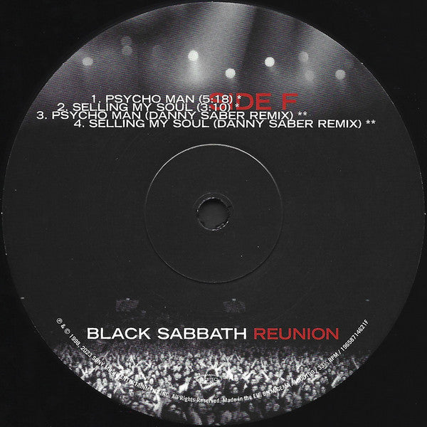 Black Sabbath. Reunion ( 3 x Vinyl, LP, Album, Triple Gatefold Sleeve ) VG+VG+