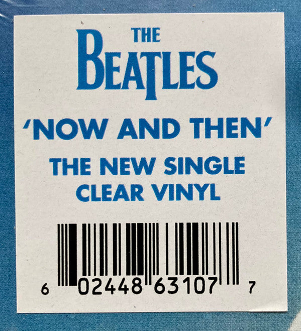 The Beatles. Now & Then / Love Me Do ( 7", 45 RPM, Single, Stereo, Clear Vinyl )
