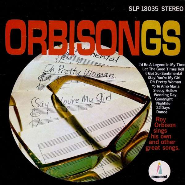 Roy Orbison - Orbisongs - VG+VG - Ad-Astra Records