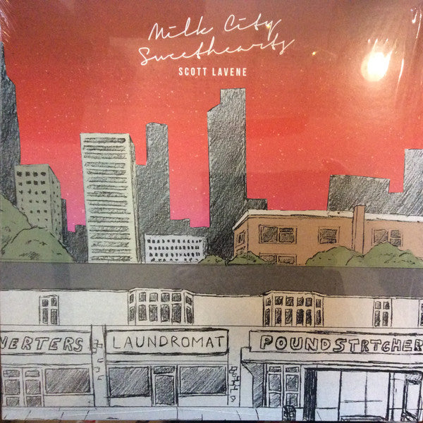 Scott Lavene. Milk City Sweethearts Signed Copy ( Ltd Edition Red Vinyl ) VG+VG