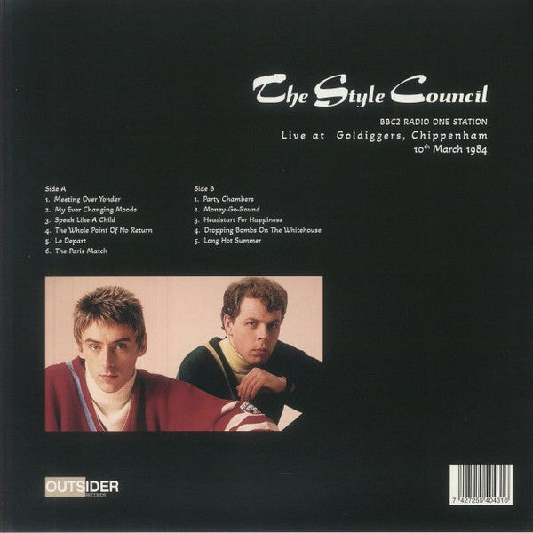 The Style Council. Live At Goldiggers 10th March 1984 ( Ltd Edition Red Vinyl )