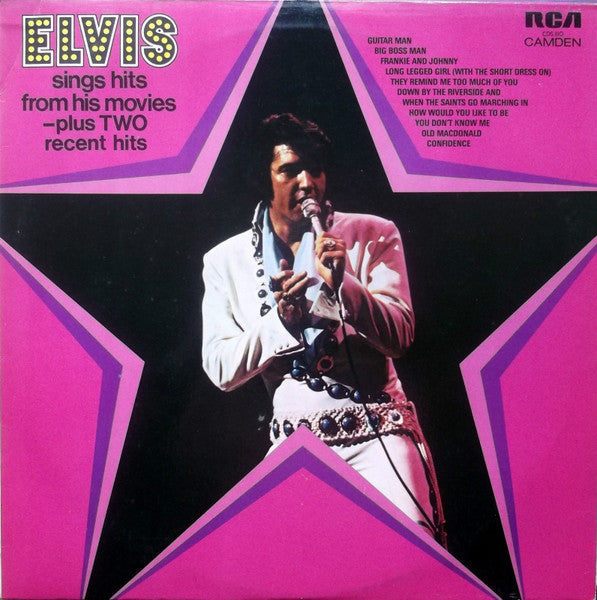 Elvis - Hits From His Movies - VG+VG - Ad-Astra Records
