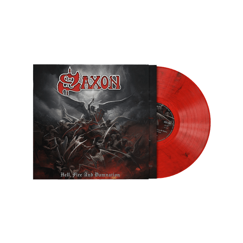 Saxon - Hell, Fire & Damnation (180g Red Marbled Vinyl)