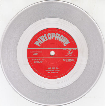 The Beatles. Now & Then / Love Me Do (  7", 45 RPM, Single, Stereo, Clear Vinyl )
