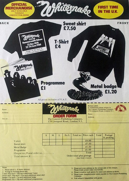 Whitesnake. Live....In The Heart Of The City ( Double ) VG+VG