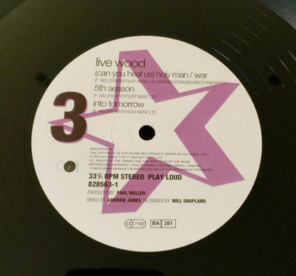 Paul Weller. Live Wood ( Double ) VG+VG+