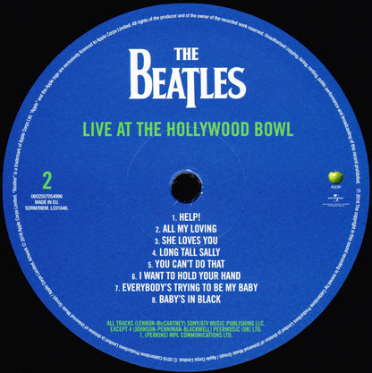 The Beatles. Live At The Hollywood Bowl ( Re Mastered Gatefold )