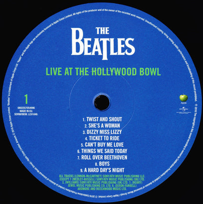 The Beatles. Live At The Hollywood Bowl ( Re Mastered Gatefold )