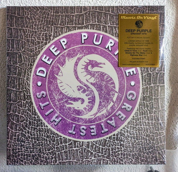 Deep Purple. Greatest Hits ( 4 x Vinyl, LP, Compilation, Deluxe Edition, Limited Edition, Numbered, Reissue, Purple Vinyl , 180g ) - Ad-Astra Records