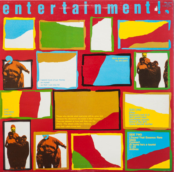 Gang Of Four. Entertainment ( 1st Issue Red Spine ) VG+VG