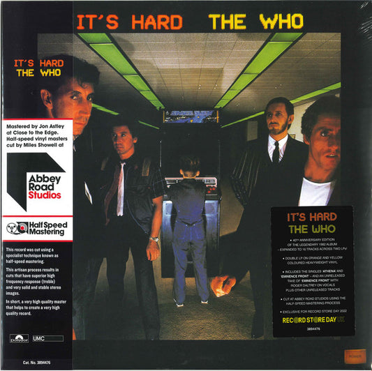 The Who. It's Hard ( Record Store Day 40th Anniversary Double Coloured ) - Ad-Astra Records