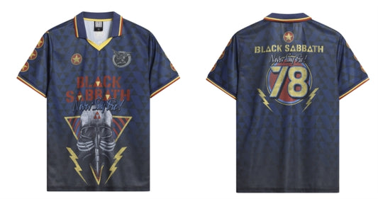 Black Sabbath Never Say Die Rock Fc Football Shirt X Large - Ad-Astra Records