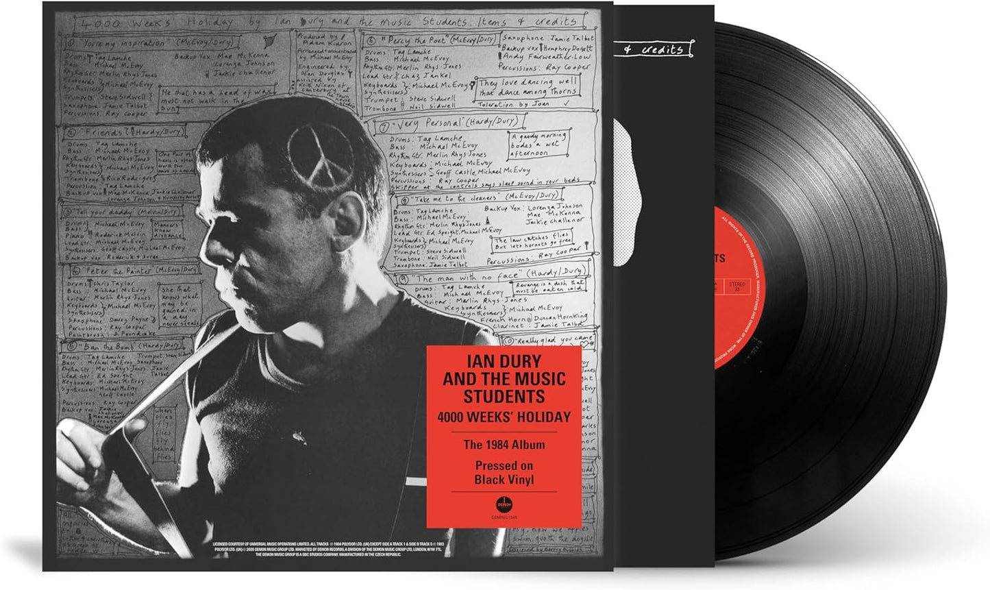 Ian Dury. 4,000 Weeks Holiday - Release Date 7th August - Pre Order Now ! - Ad-Astra Records