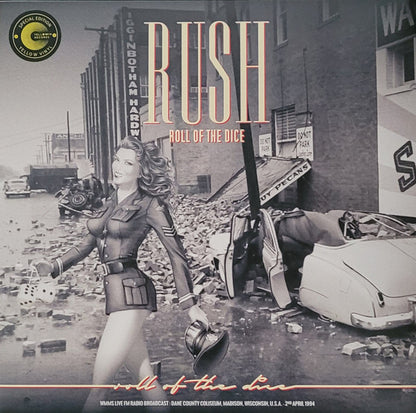 Rush. Roll Of The Dice ( Dane County Coliseum 2nd April 1994 ) Yellow Vinyl - Ad-Astra Records