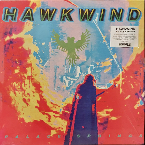 Hawkwind. Palace Springs ( Record Store Day, Limited Edition, Reissue, Remastered, Orange )
