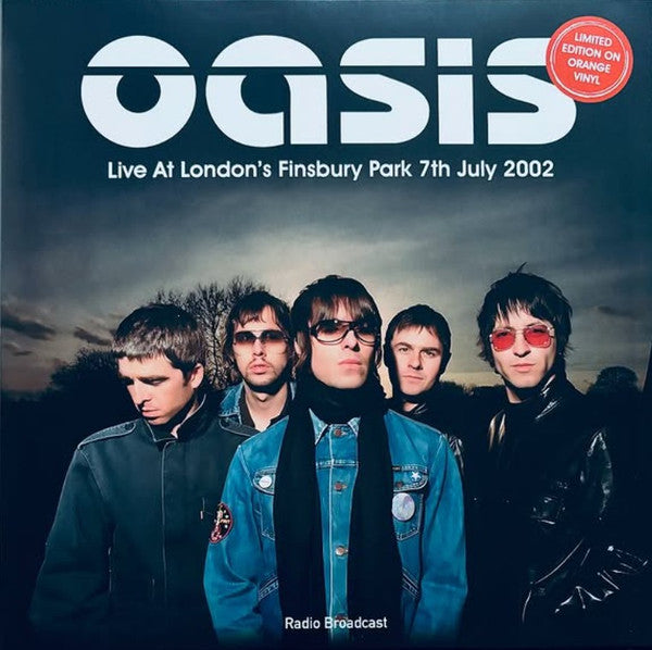 Oasis. Live At London's Finsbury Park 7th July 2002 ( Ltd Edition Orange Vinyl ) - Ad-Astra Records
