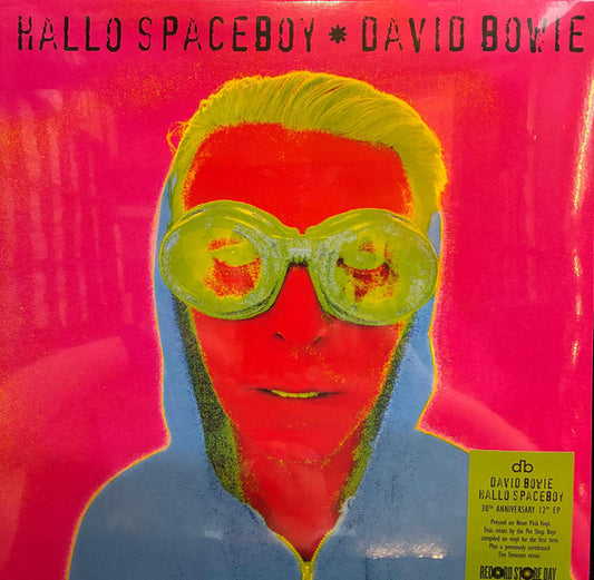 David Bowie. Hallo Spaceboy ( 12", 33 ⅓ RPM, EP, Record Store Day, Limited Edition, Reissue, Neon Pink, 30th Anniversary ) - Ad-Astra Records