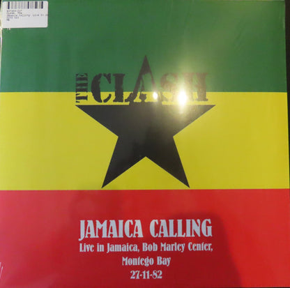 The Clash. Jamaica Calling ( Live Jamaica 27. 11. 82 - Bob Marley Centre , Montego Bay ) Yellow Vinyl