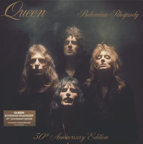 Queen. Bohemian Rhapsody 50th anniversary edition. Transparent blue heavyweight vinyl.