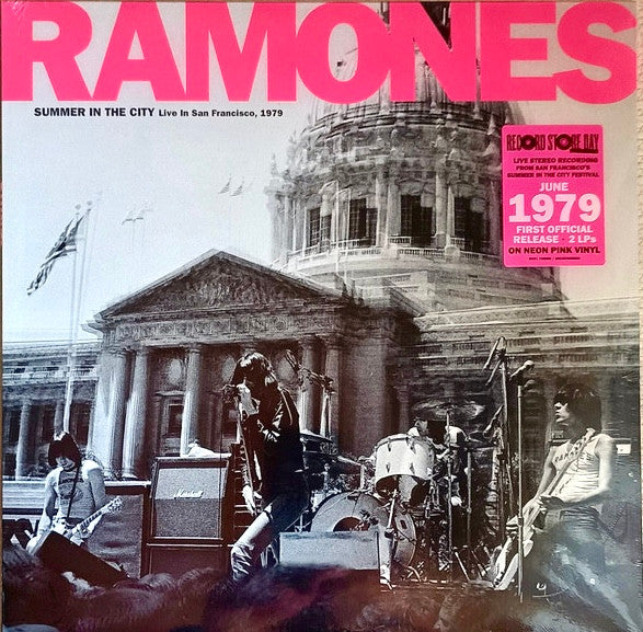 Ramones. Summer In The City (Live In San Francisco, 1979)  2 × Vinyl, LP, Record Store Day, Limited Edition, Stereo, Pink Neon