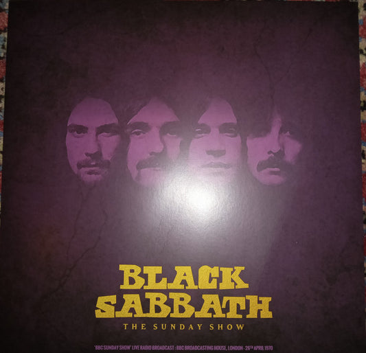 Black Sabbath. The Sunday Show Broadcasting House London 26th April 1970 ( Yellow Vinyl ) - Ad-Astra Records