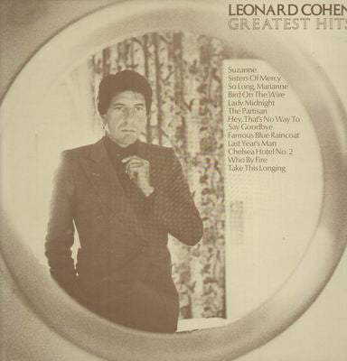 Leonard Cohen. Greatest Hits ( Re Issue Red Labels ) VG+VG - Ad-Astra Records