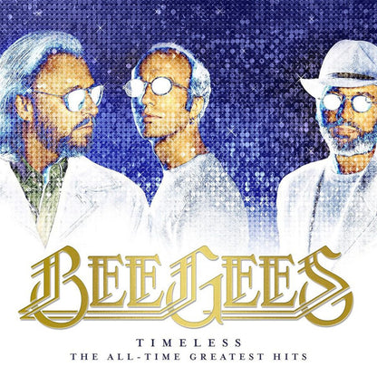 Bee Gees. Timeless (The All-Time Greatest Hits)   Vinyl, LP, Clear Vinyl, LP, Blue Transparent All Media, Compilation, Limited Edition, Reissue VG+VG+