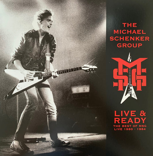 The Michael Schenker Group.  Live & Ready (The Best Of MSG Live 1980-1984) Record Store Day, Limited Edition, Blue & Red Splatter