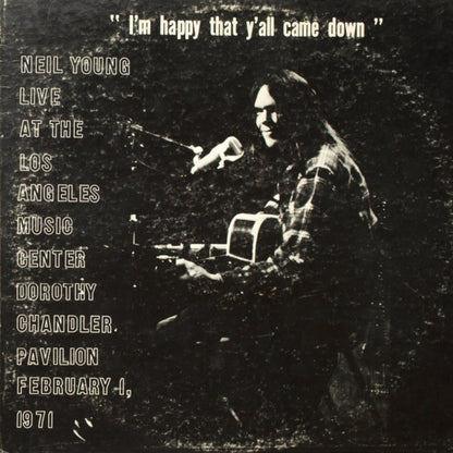 Neil Young. Dorothy Chandler Pavilion 1971 - Ad-Astra Records