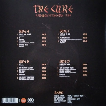 The Cure. Paramount Theatre 1984 -  Ltd Edition Orange Double Album - Ad-Astra Records