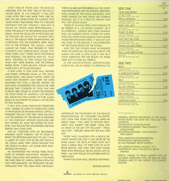 The Beatles. At The Hollywood Bowl VG+VG+ - Ad-Astra Records